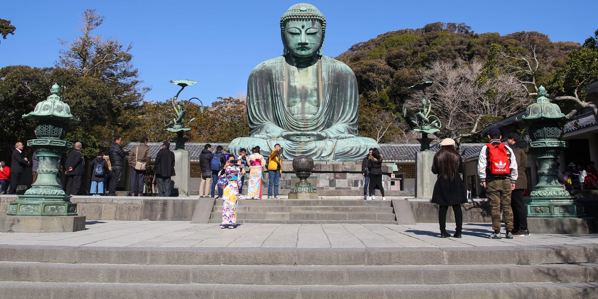 Kamakura Great Buddha bronze statue ancient Japan