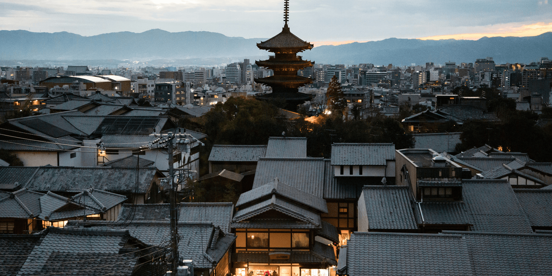 Kyoto temples and streets, Japan