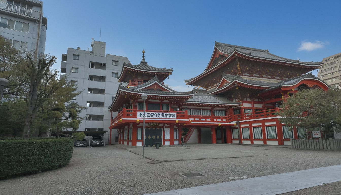 Covered shopping arcade crowds in the Osu district near Osu Kannon Temple in Nagoya