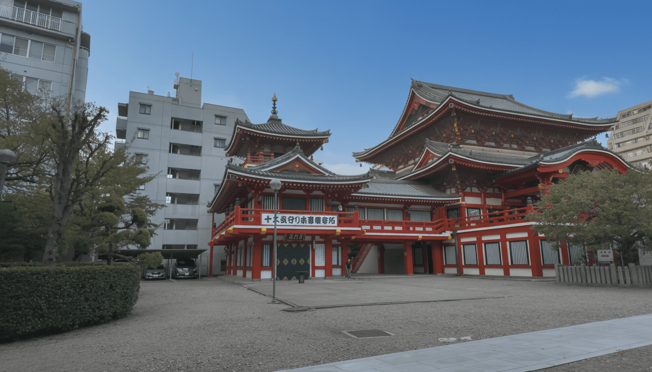 Covered shopping arcade crowds in the Osu district near Osu Kannon Temple in Nagoya