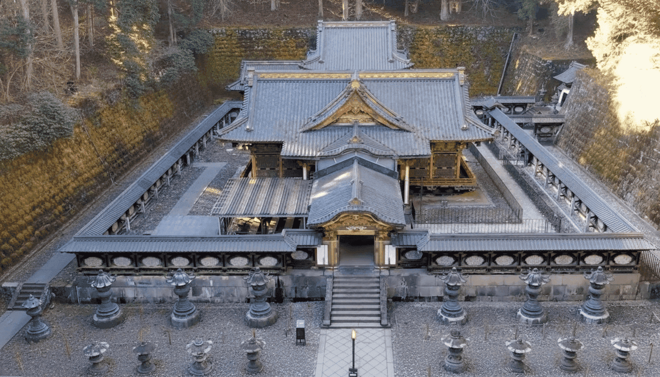 Sanbutsudo Three Buddha Hall at Rinno-ji Temple in Nikko