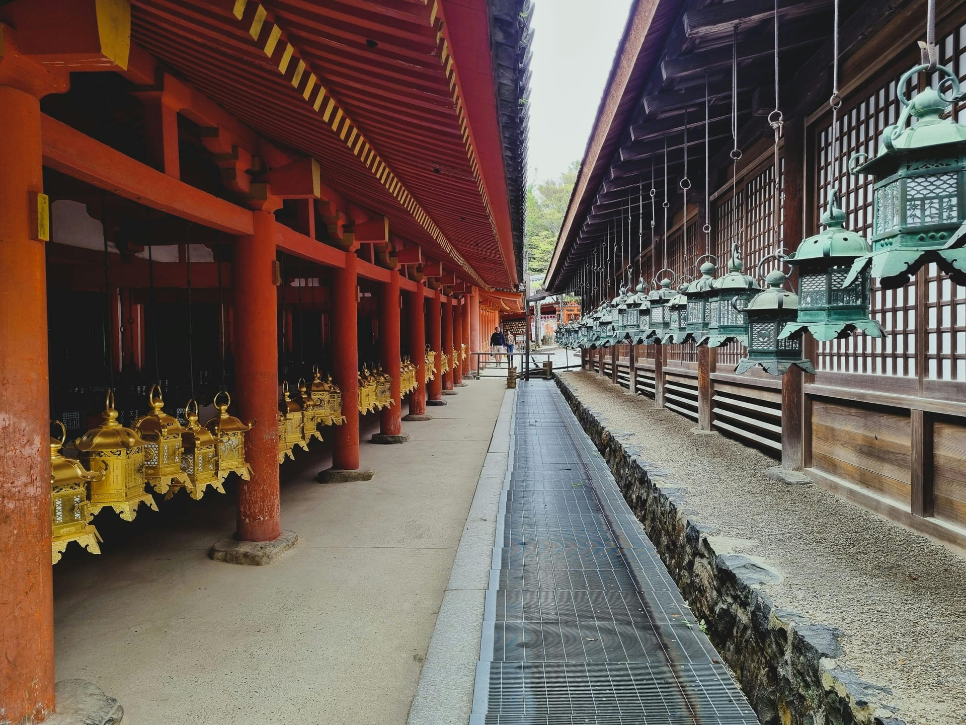 Kasuga Taisha main shrine hall and ceremonial grounds Nara Japan