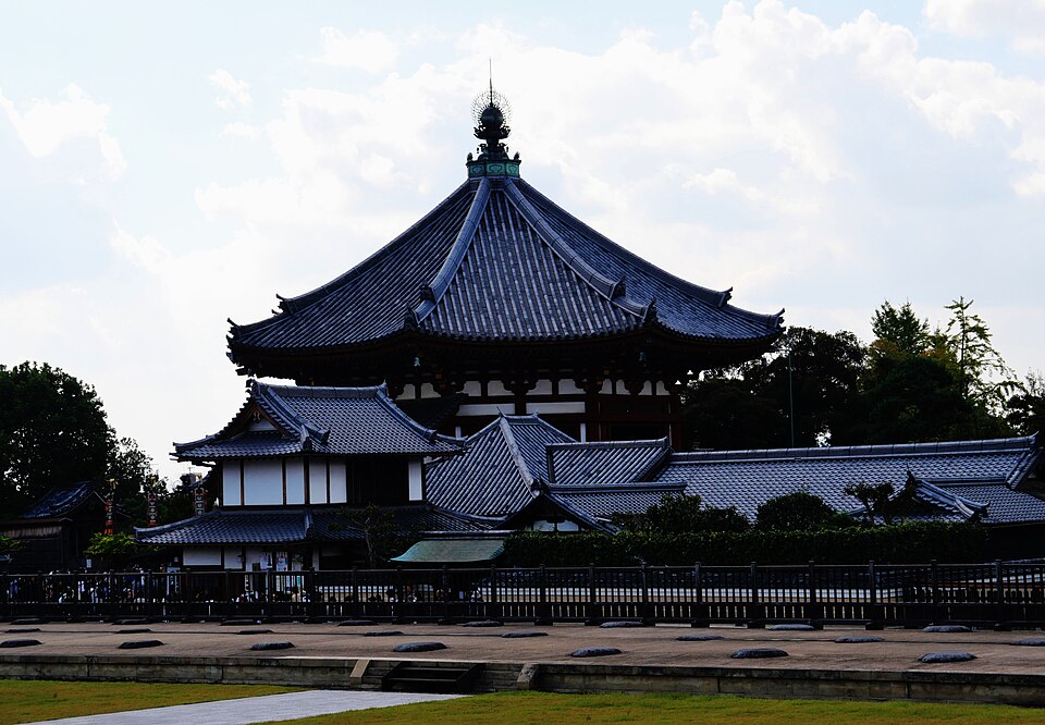 Kofuku-ji Eastern Golden Hall courtyard Nara Japan