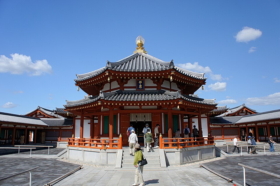 West Pagoda reconstructed Yakushiji Temple Nara Japan