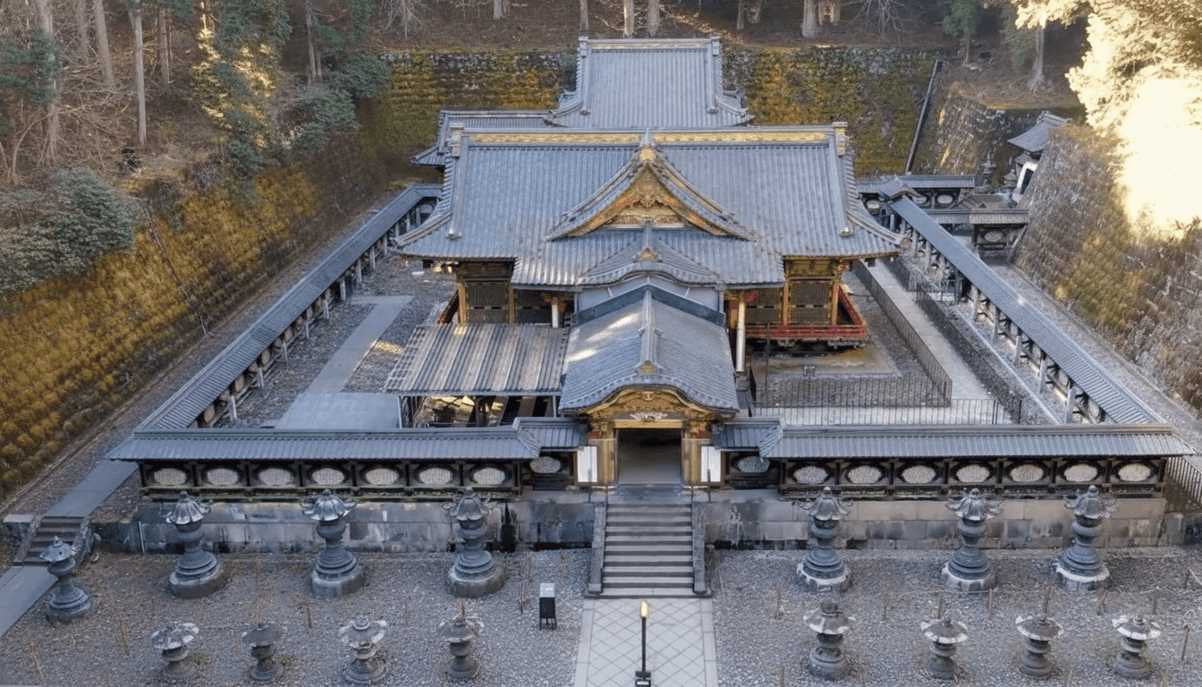 Sanbutsudo Three Buddha Hall at Rinno-ji Temple in Nikko