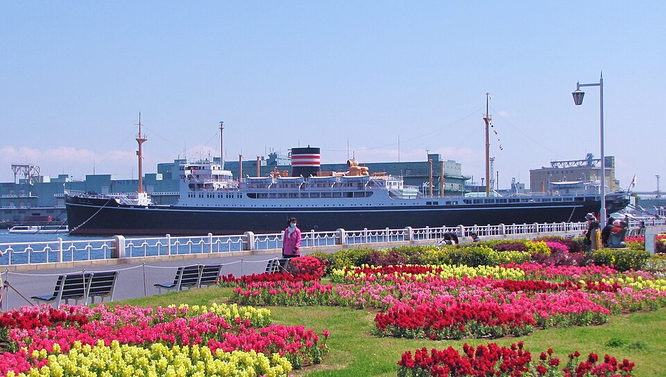Yamashita Park waterfront promenade Yokohama Japan
