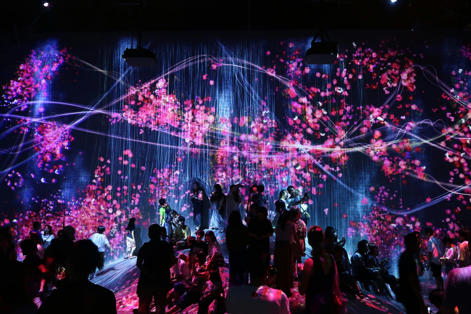teamLab Planets - immersive digital art installation with light and water, Toyosu, Tokyo, Japan